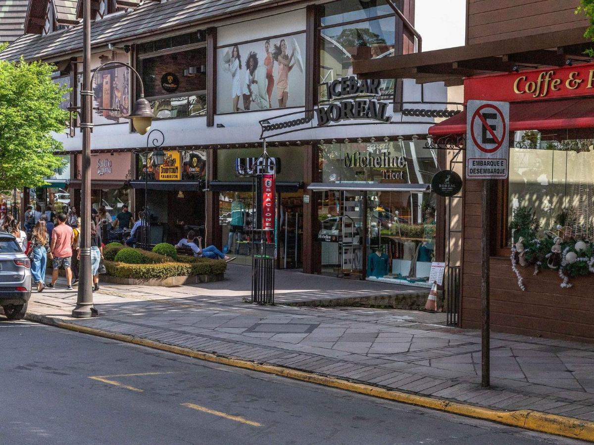 Ferienwohnung Locar-In Gramado- 100M Rua Coberta Exterior foto
